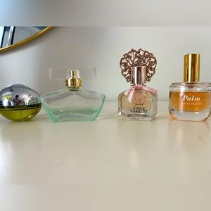 Perfumes. DKNY, Jennifer Aniston, Vince Camino fiori, Anthropologie Palm